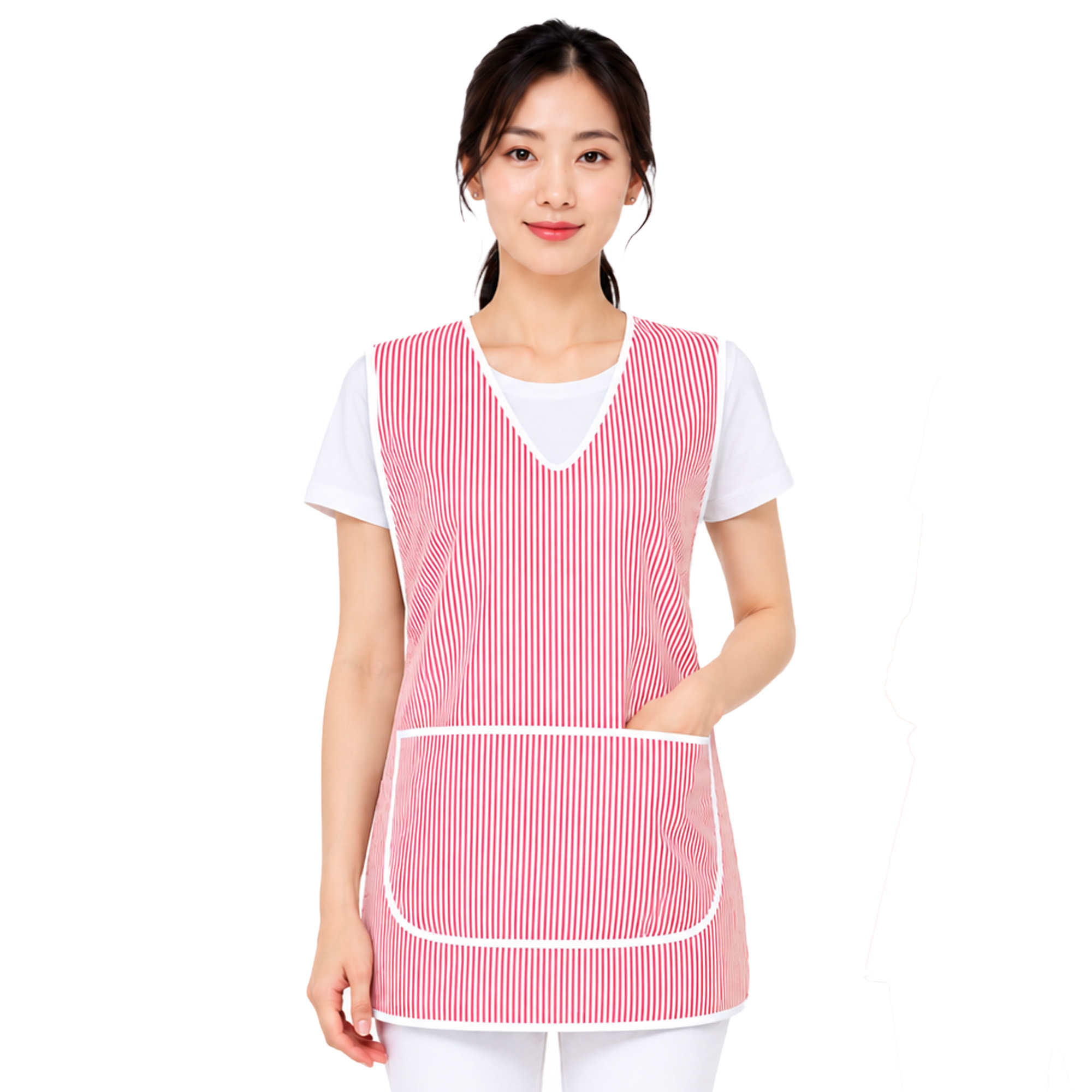 Poncho mantella estetista grembiule parrucchiere estetica massaggi pulizie donna - Personalizzabile con il tuo logo