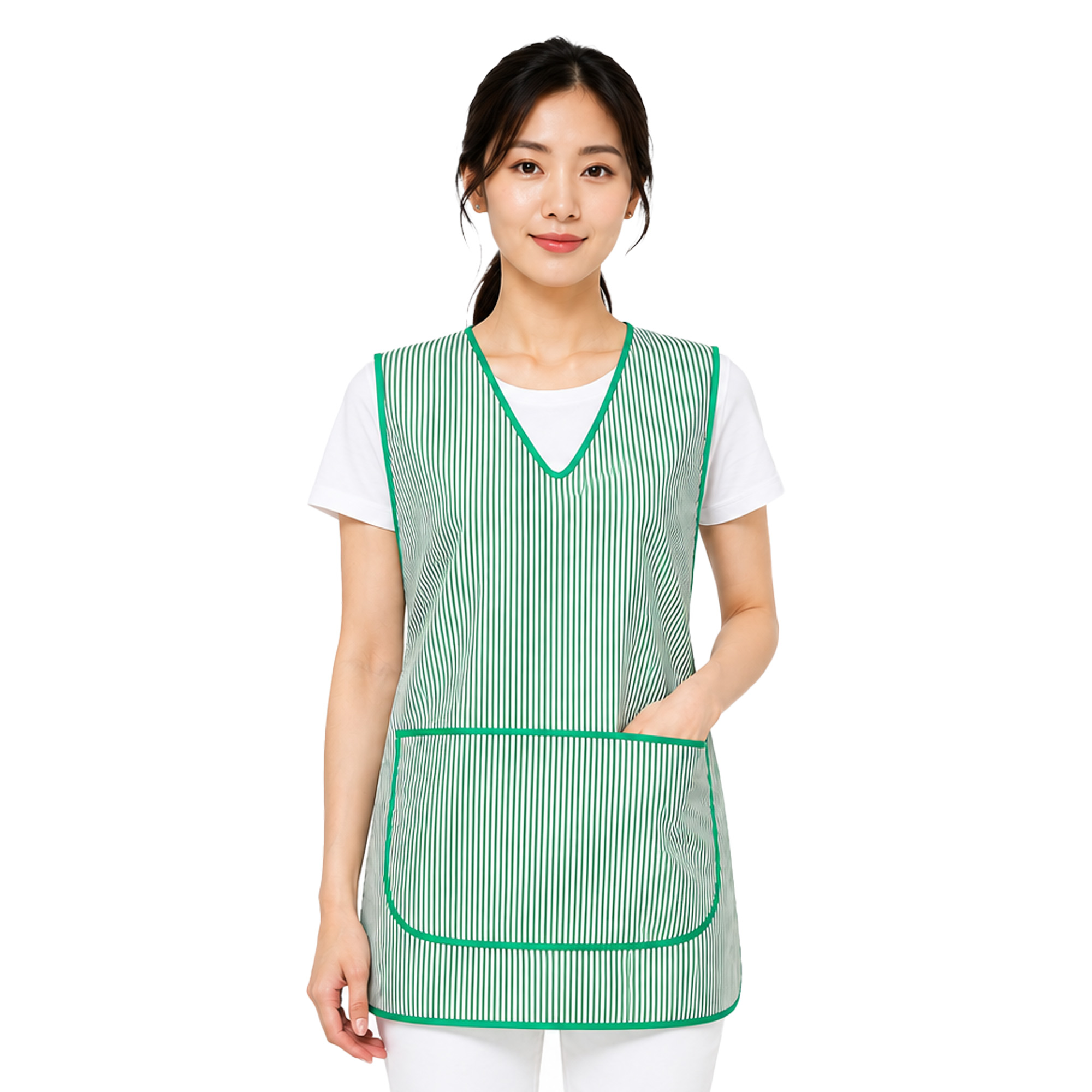 Poncho mantella estetista grembiule parrucchiere estetica massaggi pulizie donna - Personalizzabile con il tuo logo