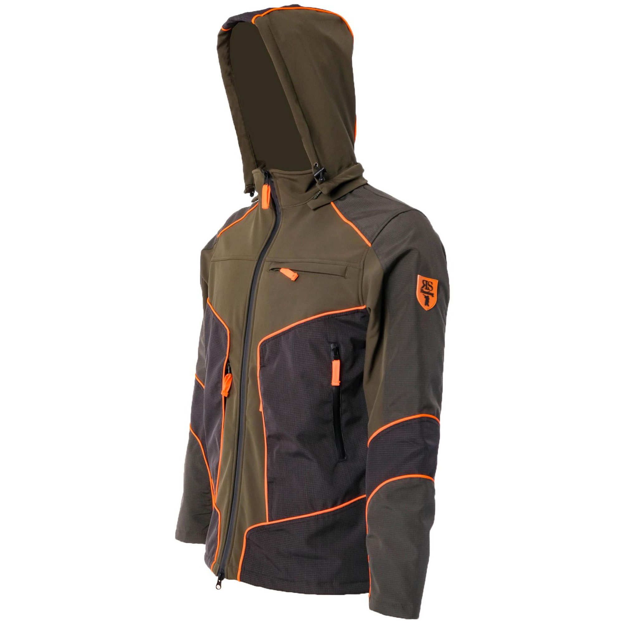 Giubbino giacca softshell moto caccia impermeabile resistente invernale - Personalizzabile con il tuo logo