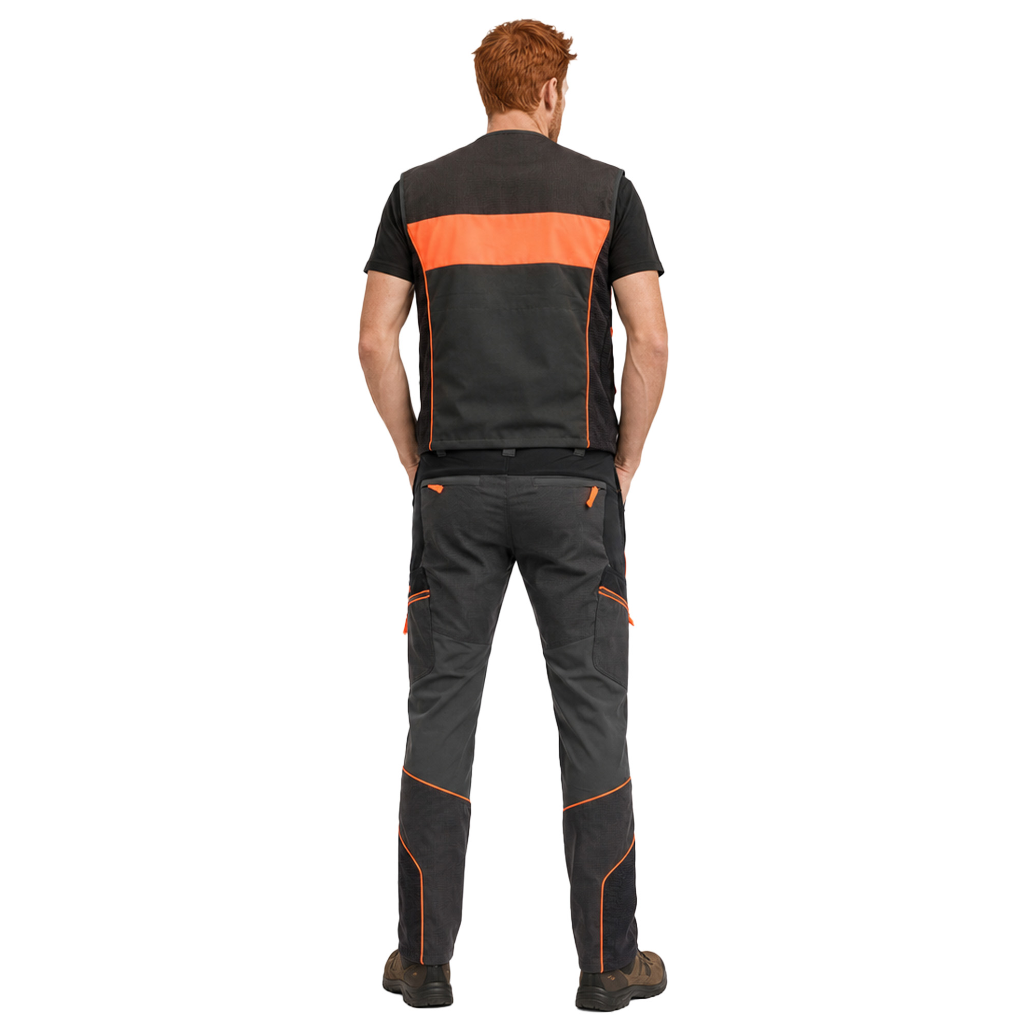 Completo da Caccia con Gilet Tecnico Antirovo e Pantalone Elasticizzato Impermeabile