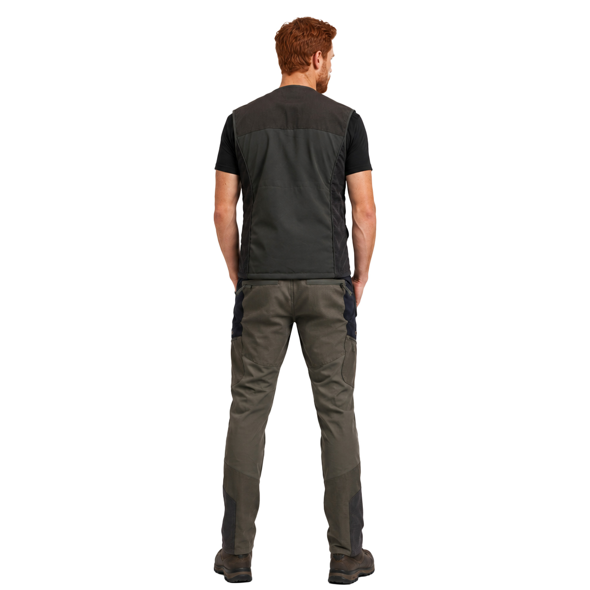 Completo da Caccia con Gilet Tecnico Antirovo e Pantalone Elasticizzato Impermeabile