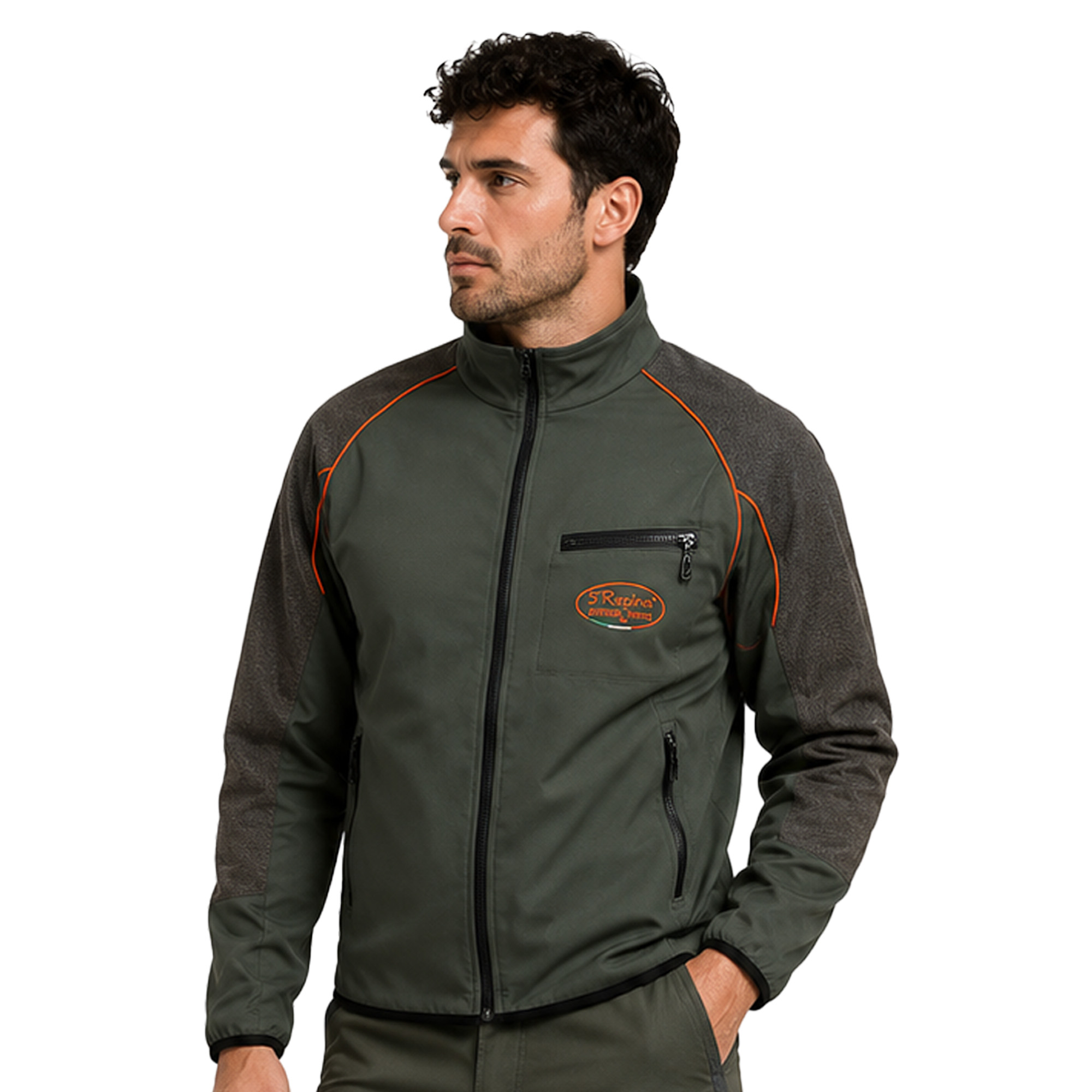 Felpa maglia Tecnica M05 Tecni-Fleece Elasticizzata Made in Italy Antistrappo Idrorepellente Uomo