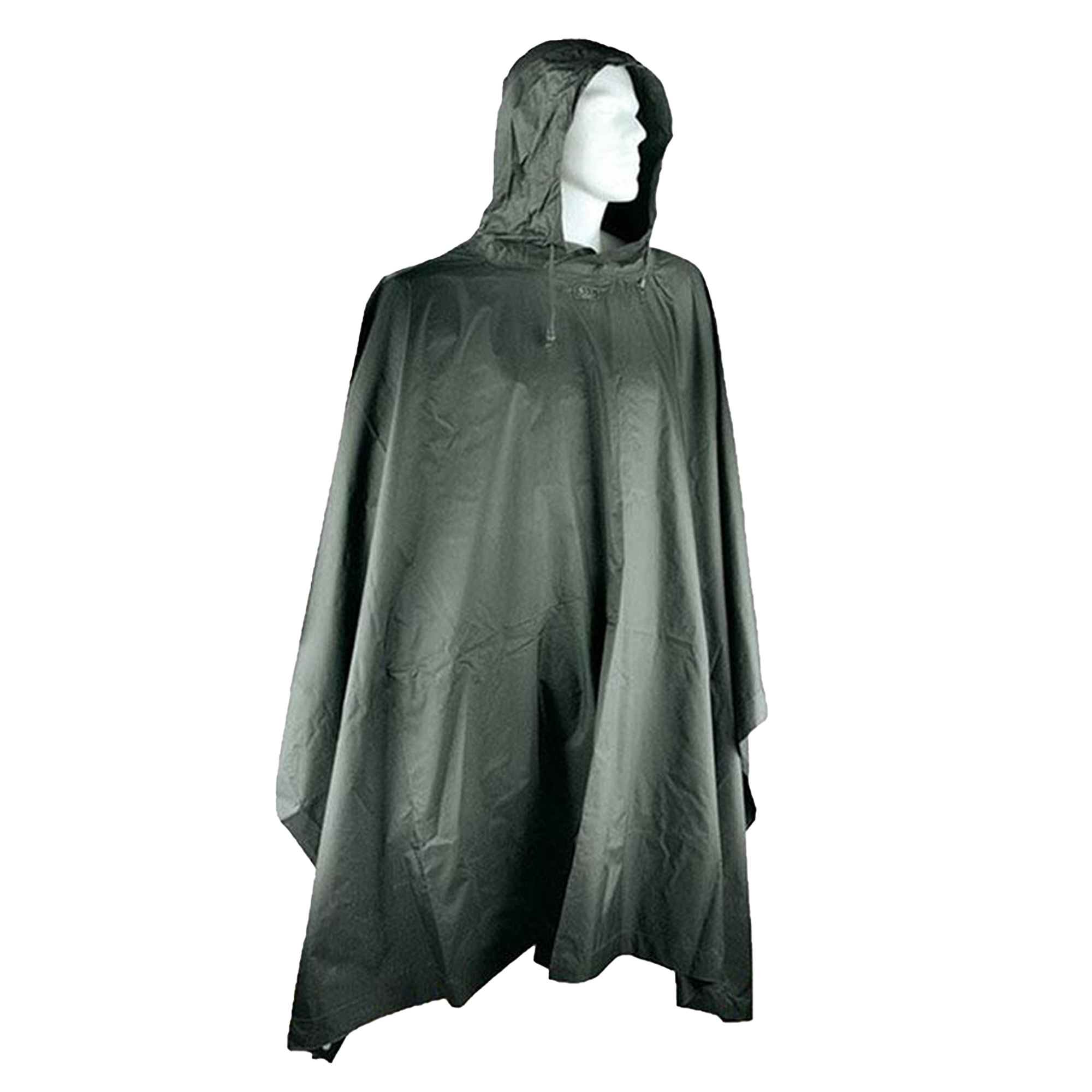 Impermeabile poncho antipioggia antivento invernale caccia pesca sport cappuccio