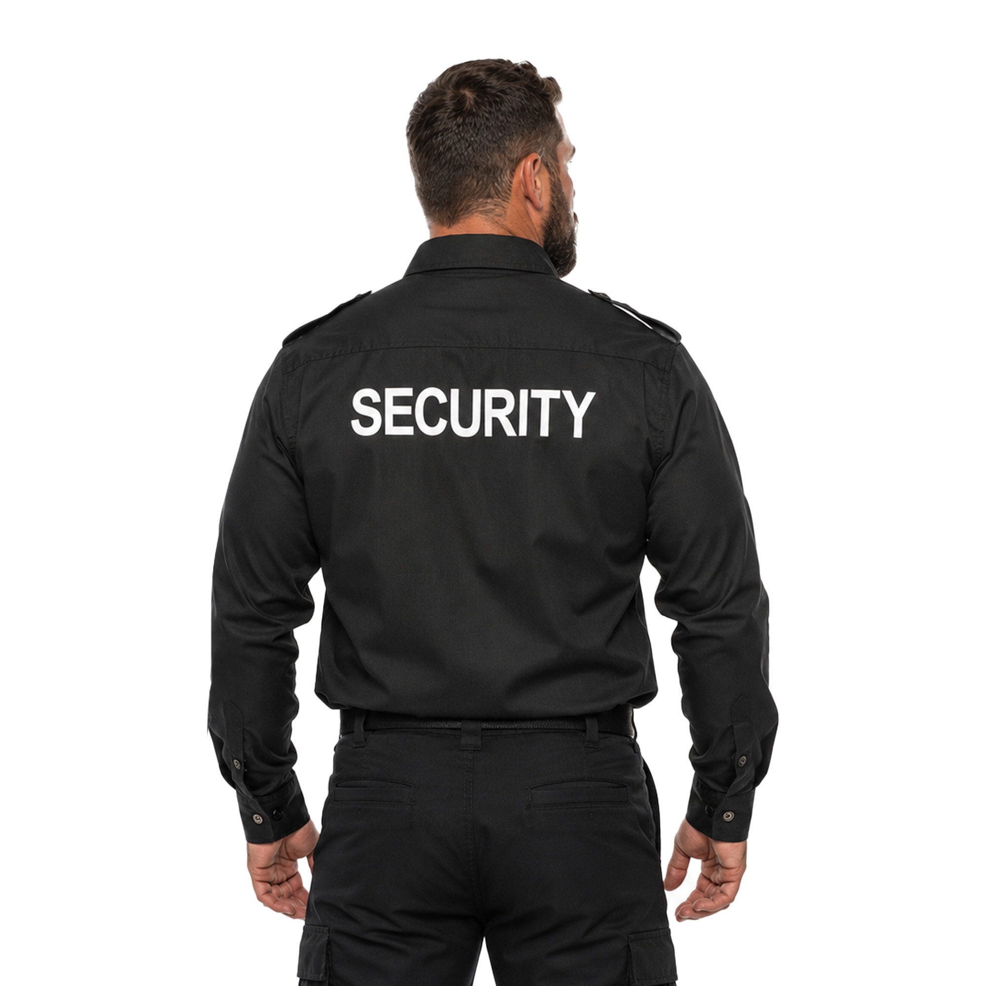 Hombreras de hombre de algodón repelente al agua securitorep de seguridad para camisa de hombre incluidas