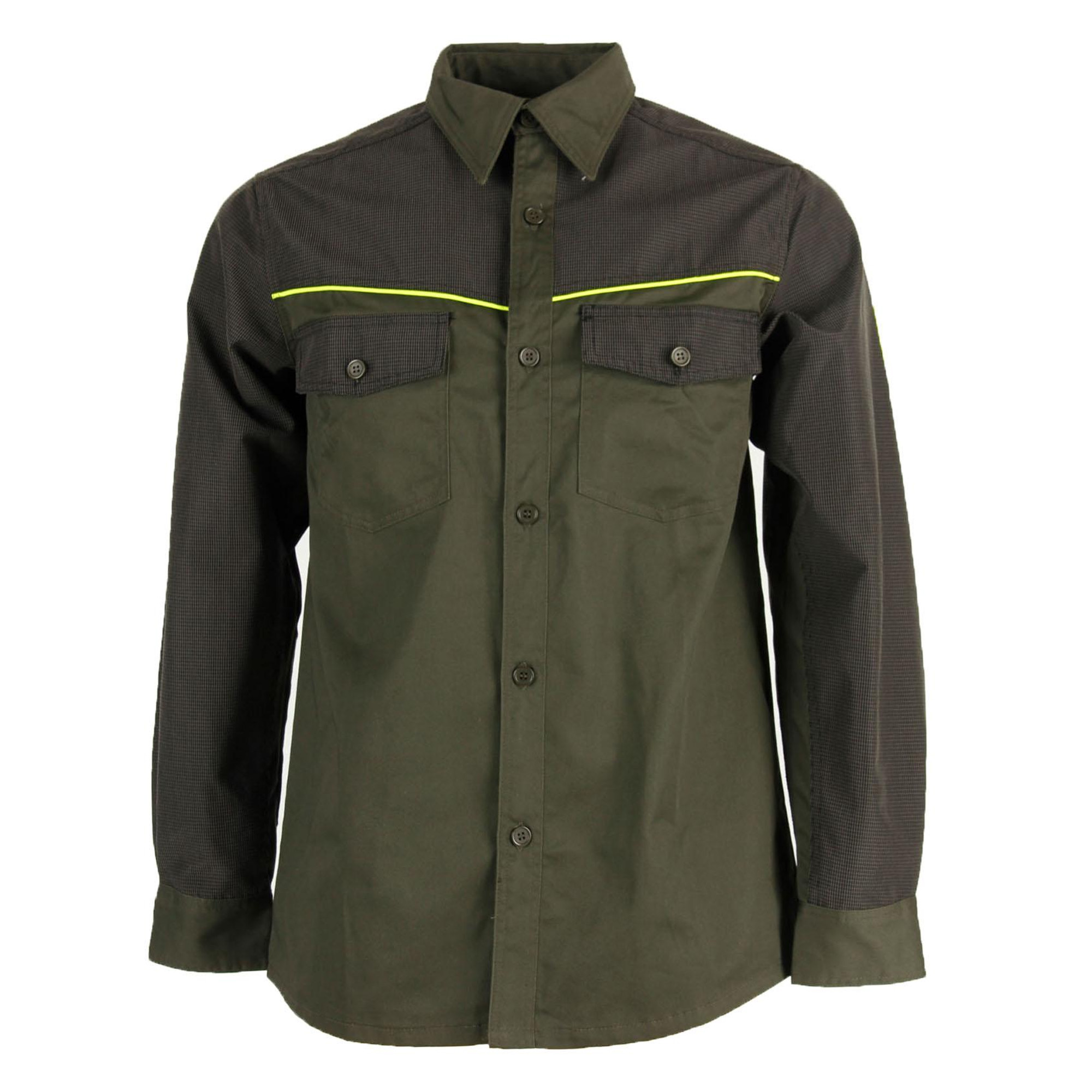Camicia cotone protezioni in tessuto tecnico impermeabile anti strappo caccia - Personalizzabile con il tuo logo