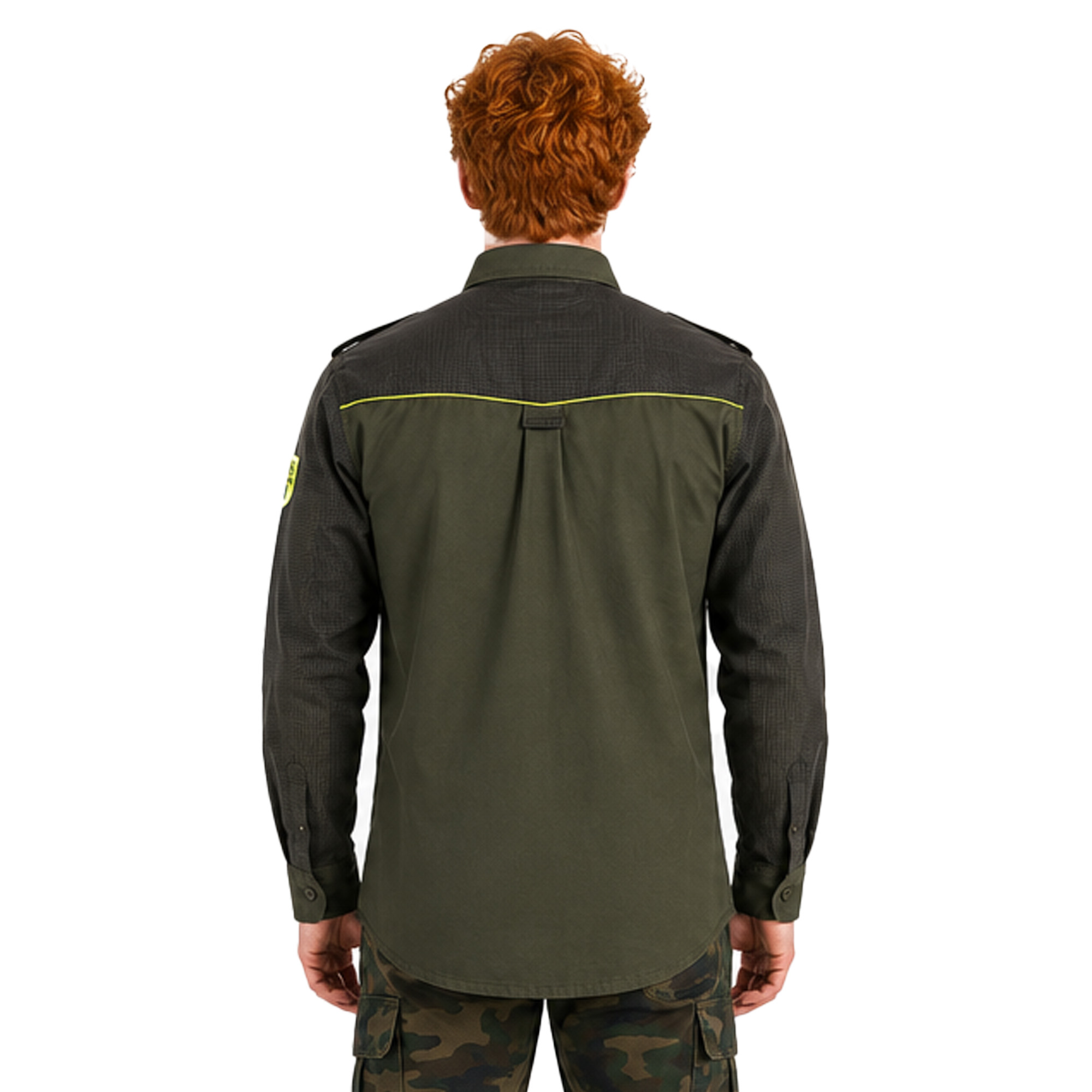 Camicia cotone protezioni in tessuto tecnico impermeabile anti strappo caccia - Personalizzabile con il tuo logo
