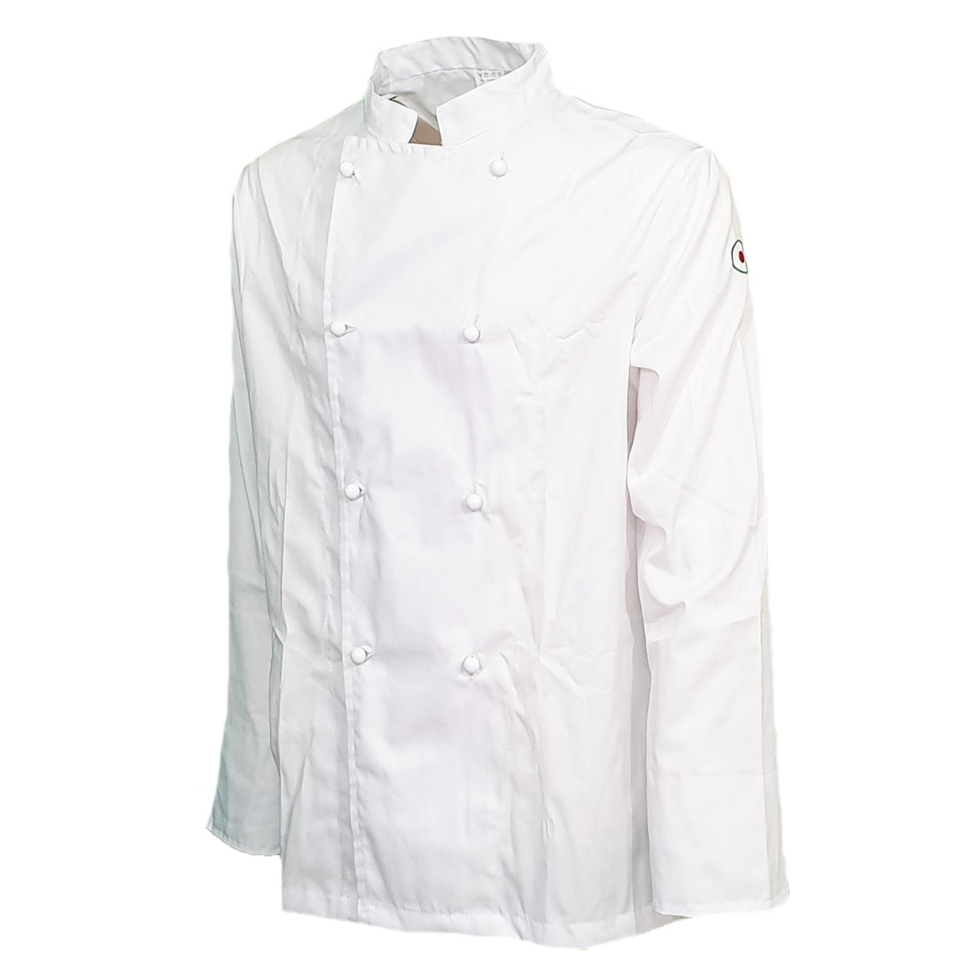 Giacca casacca da cuoco chef cotone bianca bottoncini divisa classica xs a xxl - Personalizzabile con il tuo logo