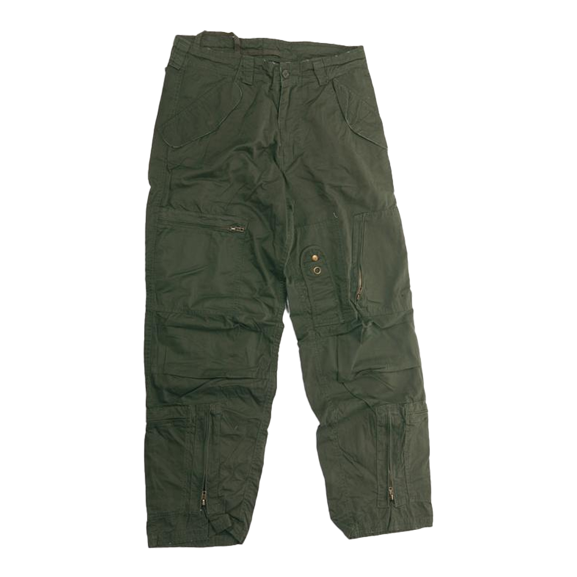 Pantalone elicotterista verde estivo uomo volo softair airsoft cotone leggero