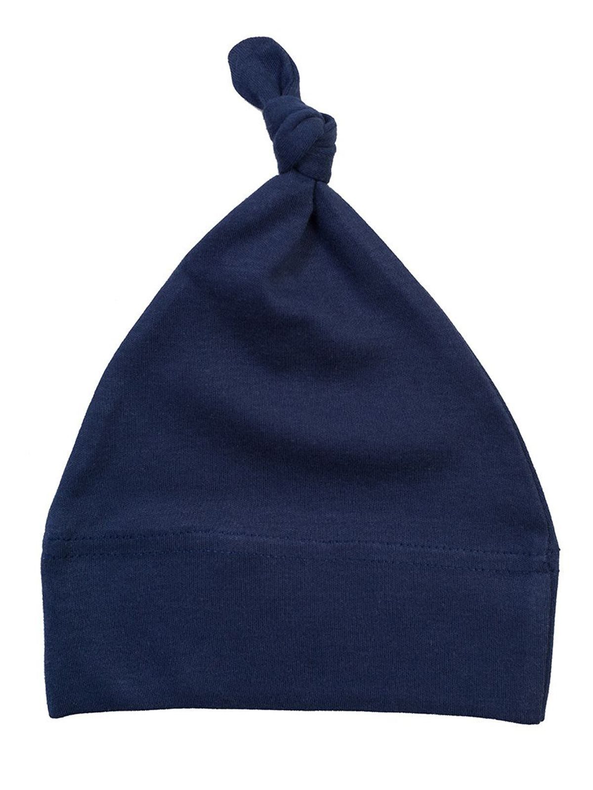 Baby One-Knot Hat Cuffia Neonato a Un Nodo in Cotone Organico Personalizzabile