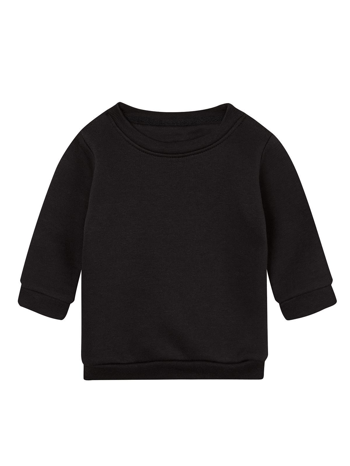 Baby Essential Sweatshirt Felpa Girocollo Neonato in Cotone Organico Personalizzabile