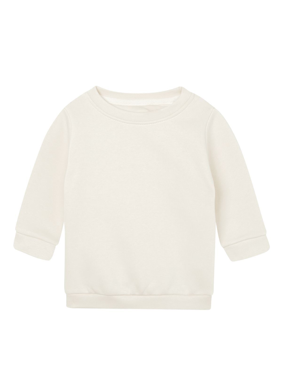 Baby Essential Sweatshirt Felpa Girocollo Neonato in Cotone Organico Personalizzabile