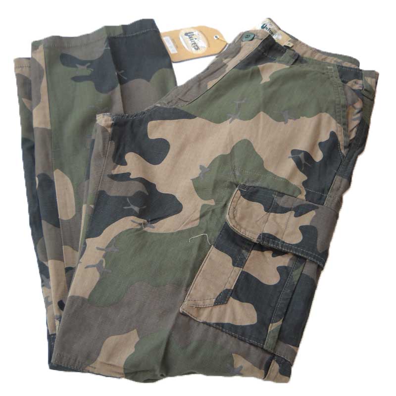 Pantalone militare mimetico verde caccia pesca estivo rip stop soft air uomo