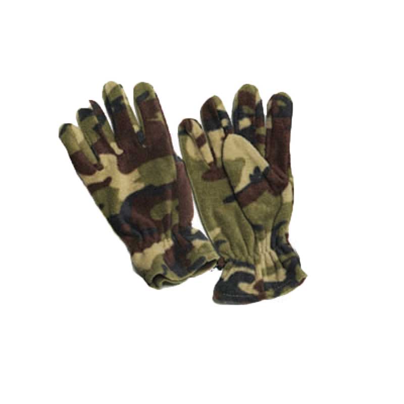 Guanti pile sfoderato invernali sportivi caccia soft air uomo donna pile