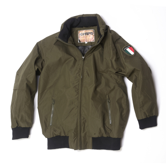 Bomber giubbino giubbotto giacca bambino bimbo militare antivento invernale