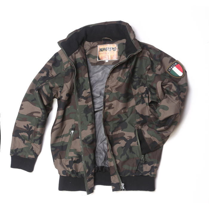 Bomber giubbino giubbotto giacca bambino bimbo militare antivento invernale