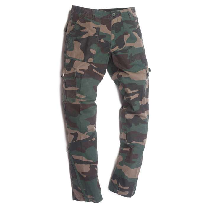 Pantalone militare caccia pesca sportivo tasche cargo cotone rip stop cacciatore