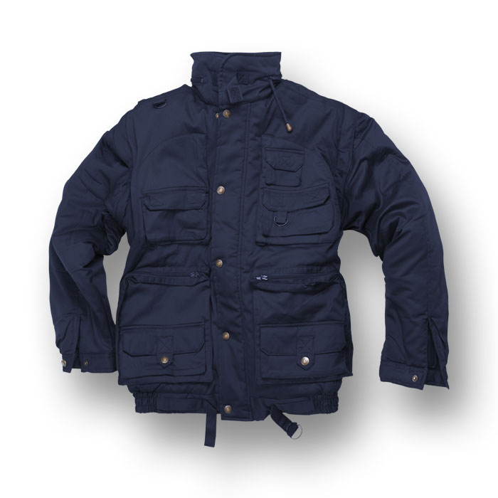 Giacca giubbino cerniere tasche caccia pesca neve invernale impermeabile