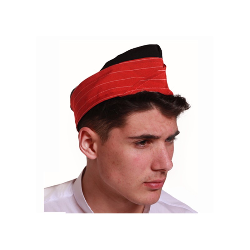 Hat cap sachet, cook, pizza maker, restaurant waiter kitchen room