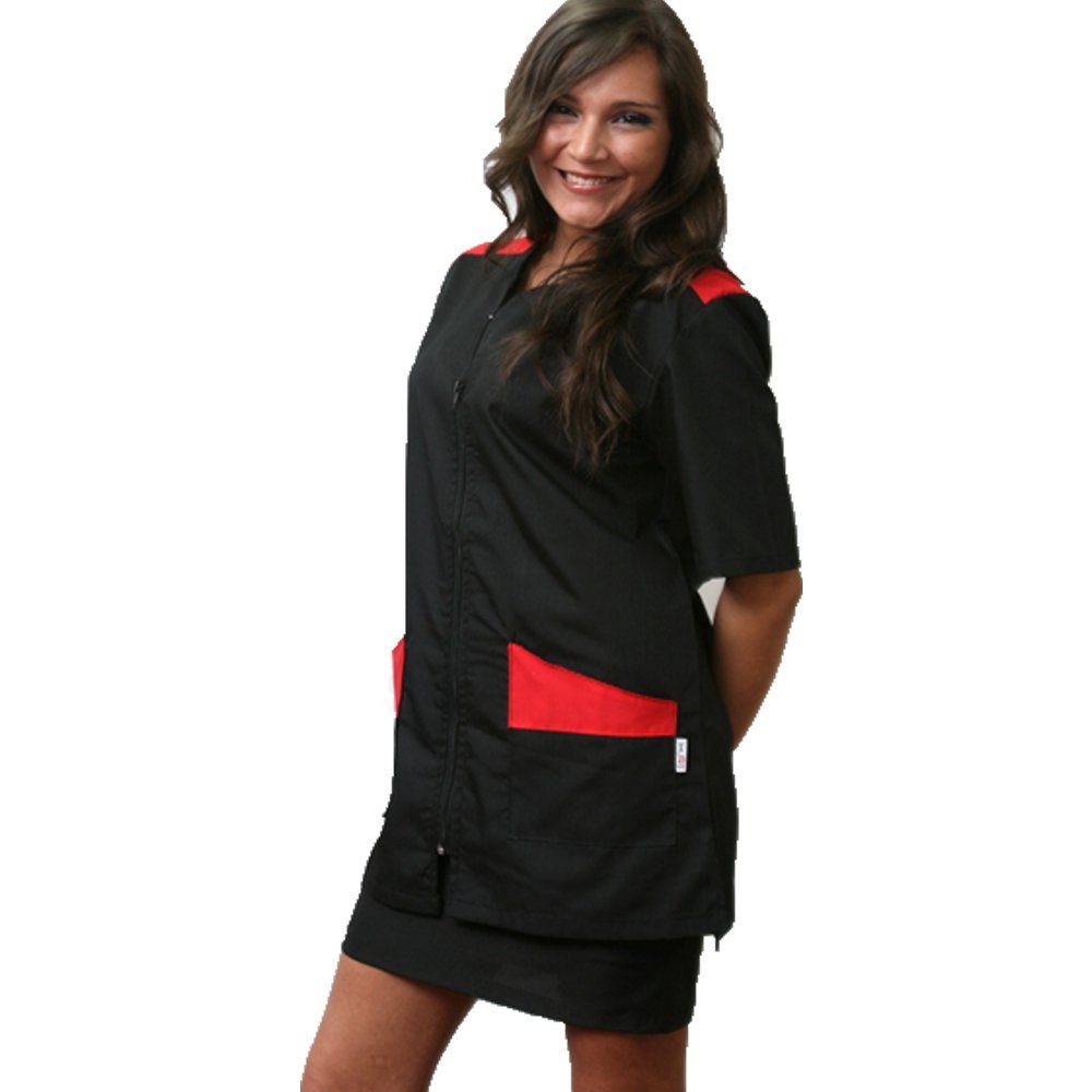 Camice casacca divisa estetista massaggi lavoro bellezza salute centro - Personalizzabile con il tuo logo