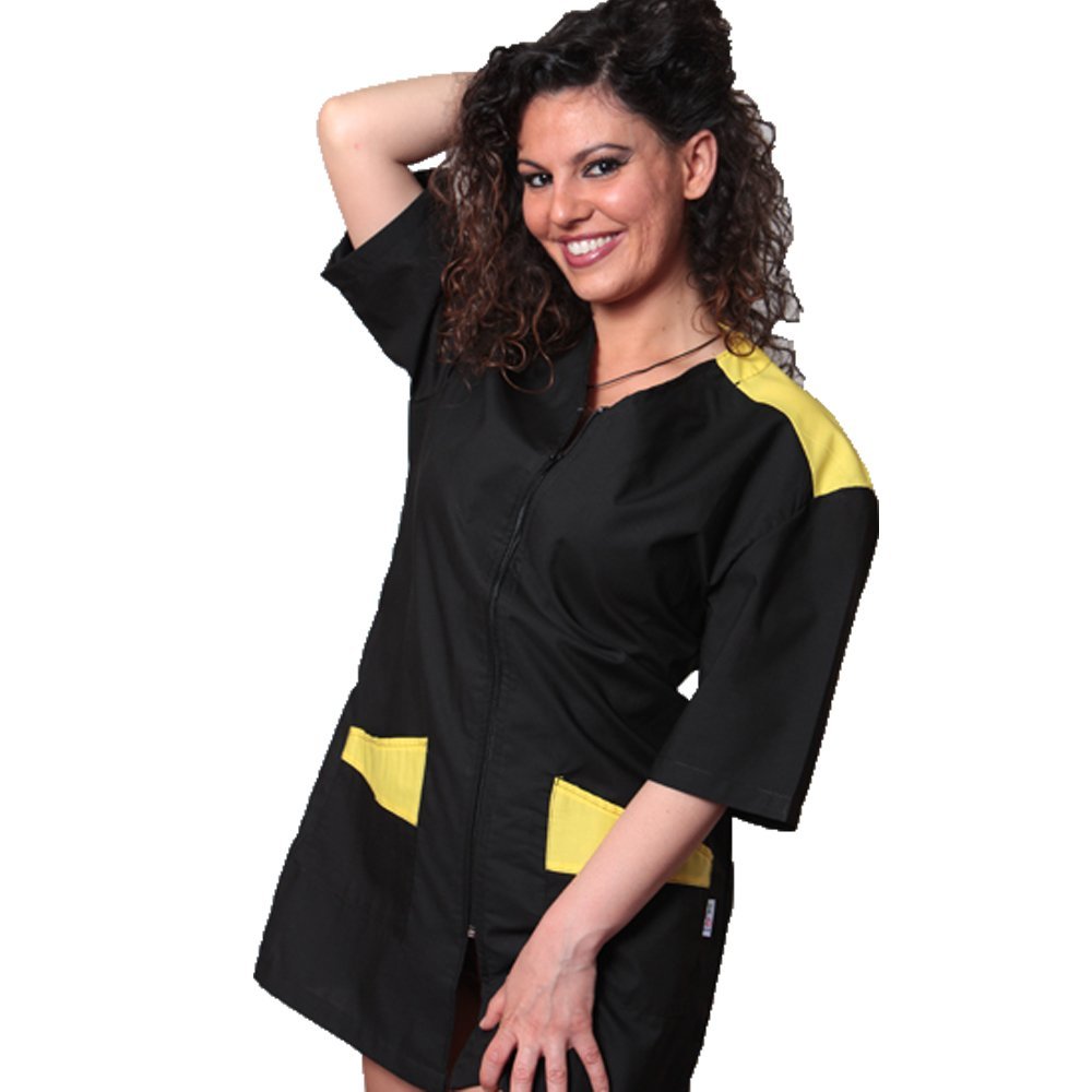 Camice casacca divisa estetista massaggi lavoro bellezza salute centro - Personalizzabile con il tuo logo