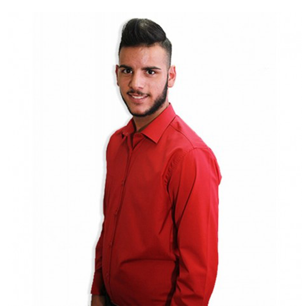 Camicia uomo cameriere direttore ristorante cotone sala manica lunga moda