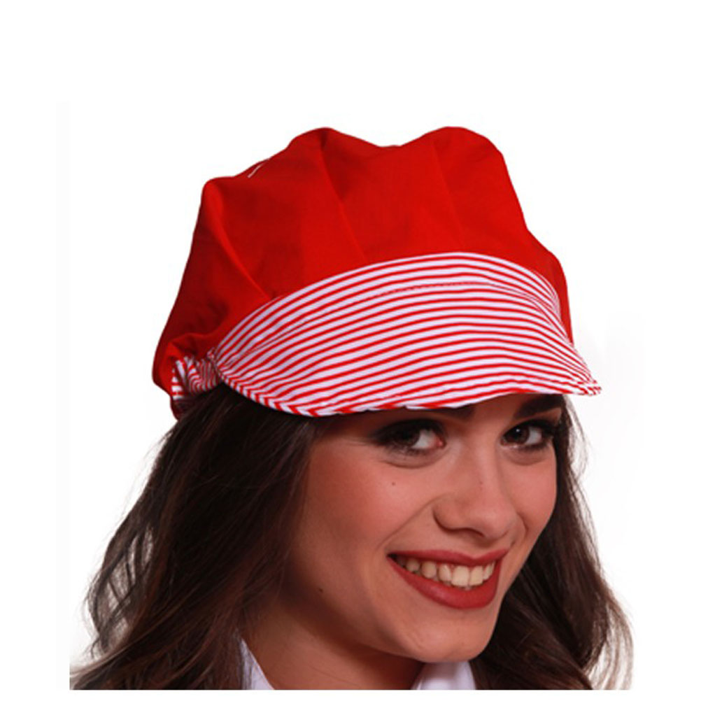 Cappello berretto alimentare donna ristorazione cucina bar pizzeria lavoro - Personalizzabile con il tuo logo