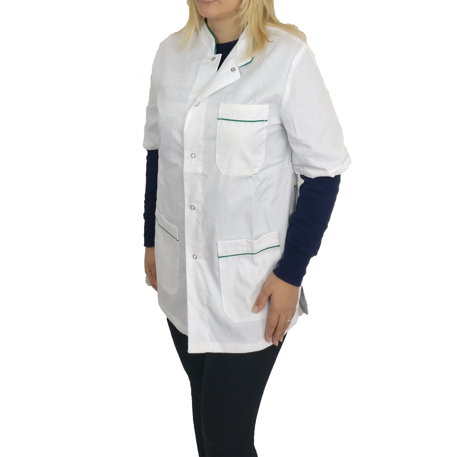 Camice donna corto maniche corte cotone bottoni a pressione bordeaux blu verde - Personalizzabile con il tuo logo