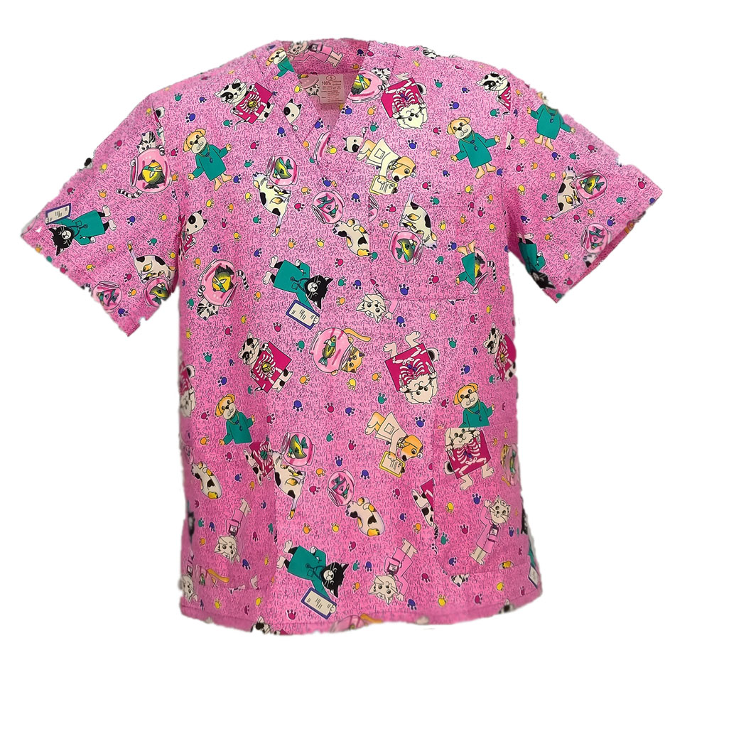 Casacca veterianaria pediatria clown terapy sanitaria bambini asilo infermiere - Personalizzabile con il tuo logo