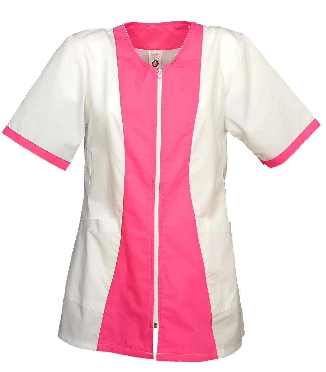 Camice estivo mezze maniche oss operatrice massaggi estetista parrucchiera - Personalizzabile con il tuo logo