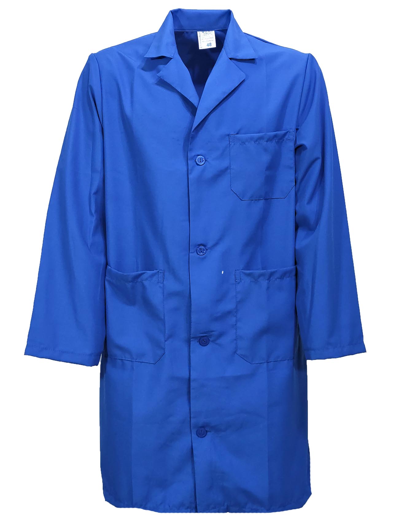 Camice Grembiule uomo misto cotone farmacista magazziniere lavoro bianco blu nero verde azzurro - Personalizzabile