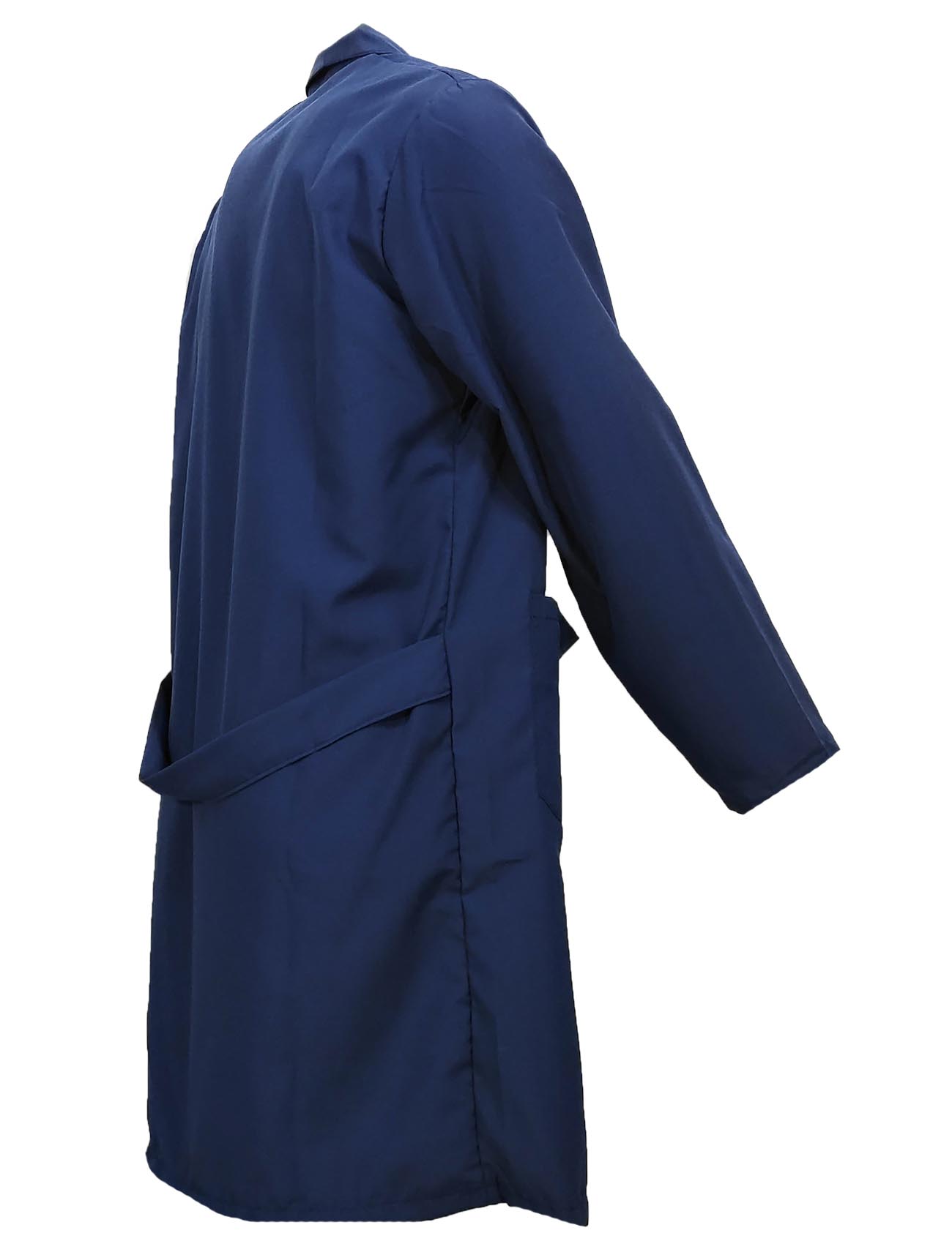 Camice Grembiule uomo misto cotone farmacista magazziniere lavoro bianco blu nero verde azzurro - Personalizzabile