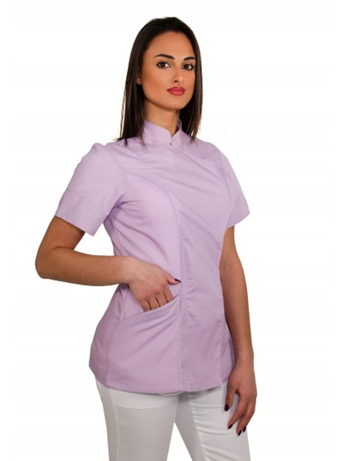 Casacca Sanitaria Donna massaggi Infermiera Dottoressa Estetista OSS cucina - Personalizzabile con il tuo logo