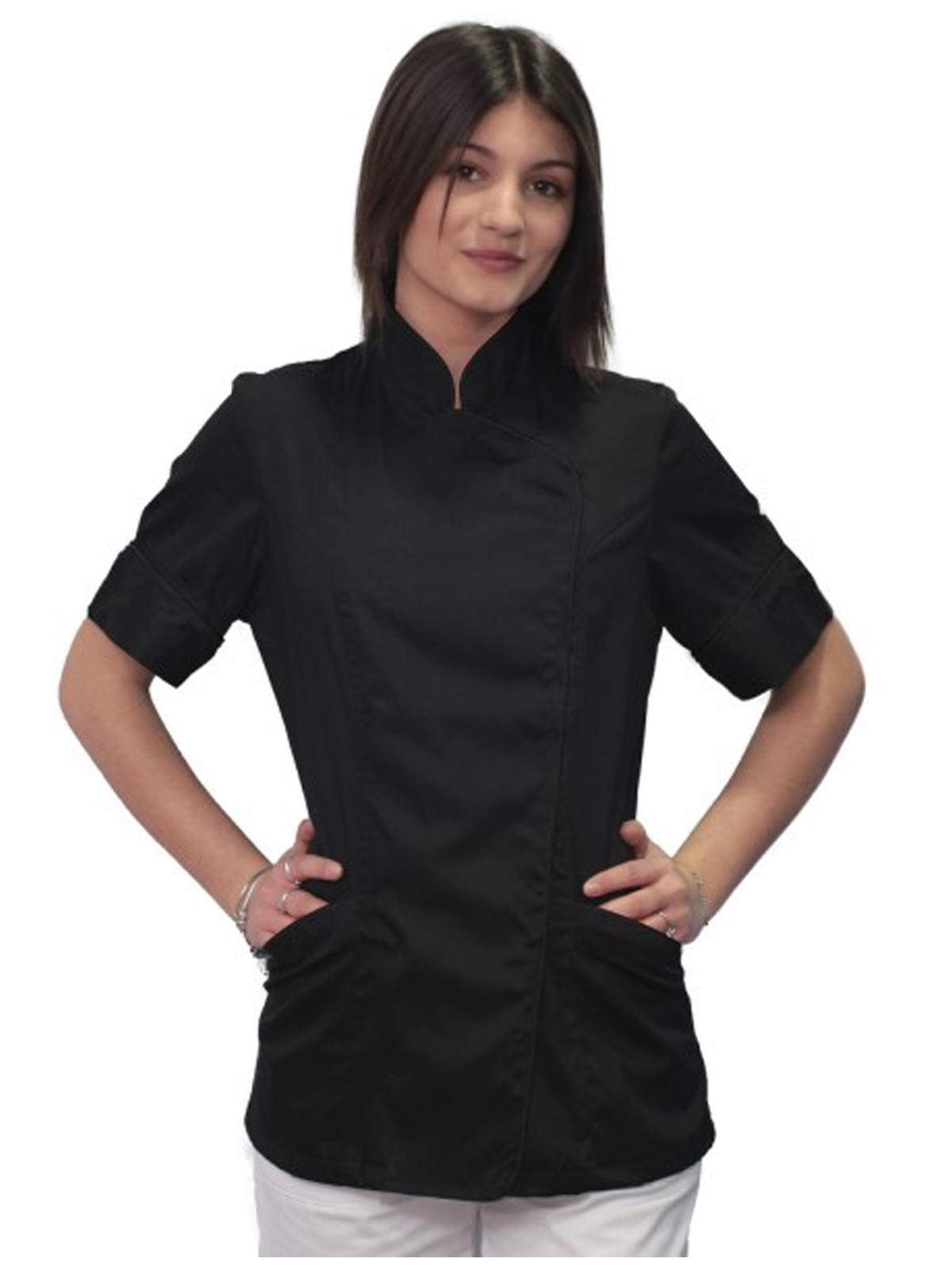 Casacca Sanitaria Donna massaggi Infermiera Dottoressa Estetista OSS cucina - Personalizzabile con il tuo logo