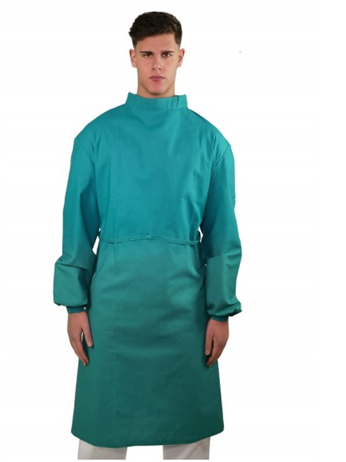 Camice chirurgo sala operatoria puro cotone medico chirurgico ospedale dottore - Personalizzabile con il tuo logo