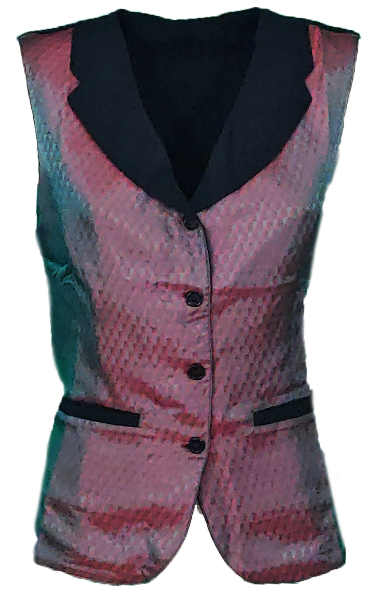 Chaleco mujer camarera taller heladería bar pastelería chal sin mangas