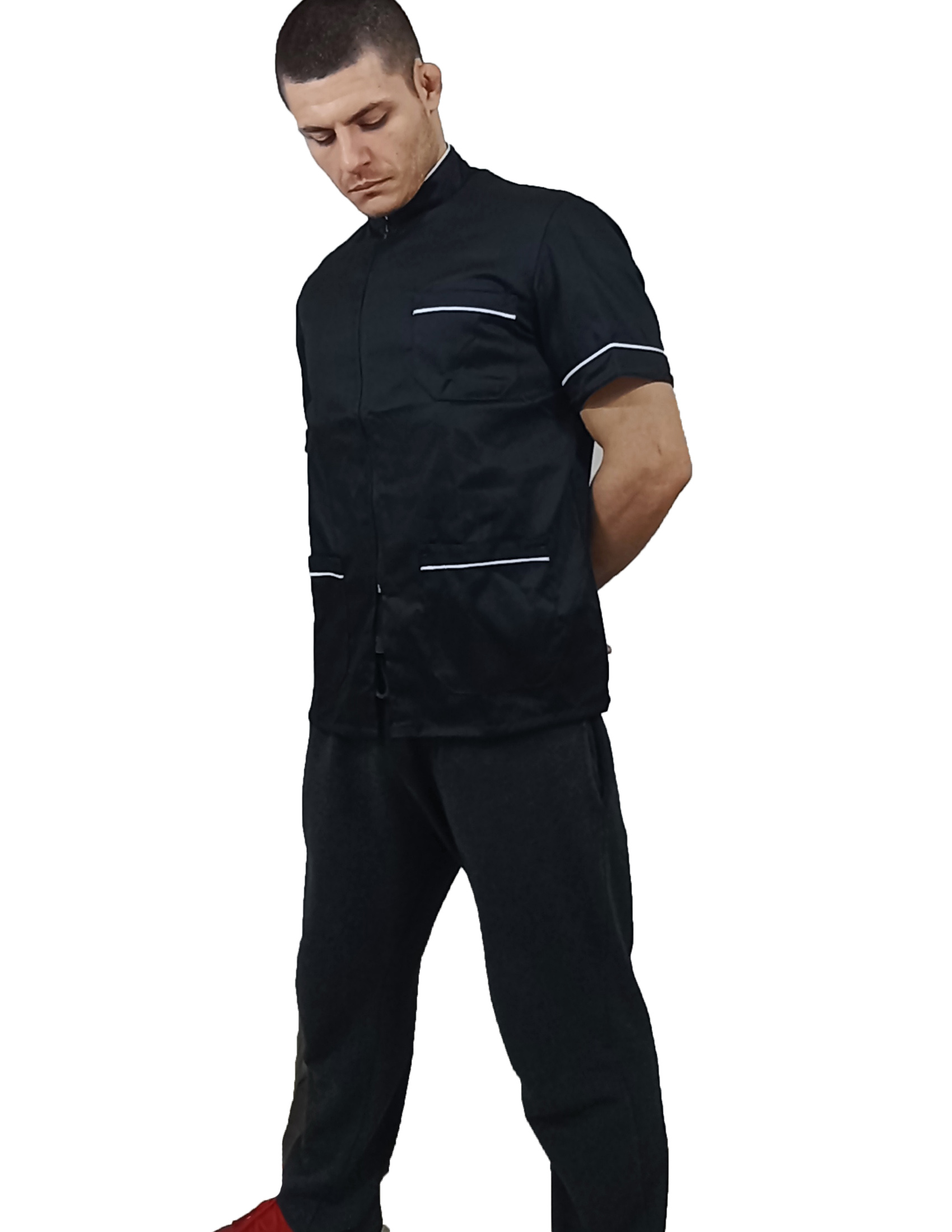 Coiffeur Coiffeur Kosmetikerin Männer arbeiten Haare