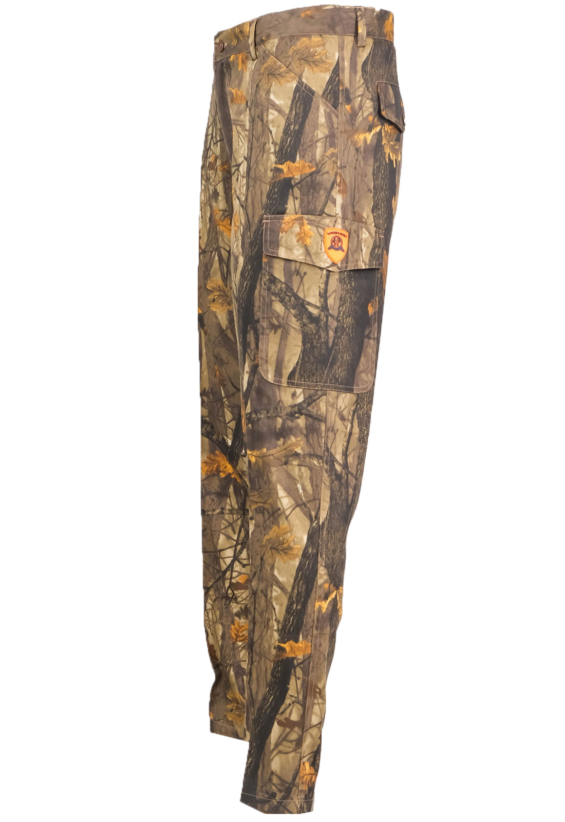 Pantalone uomo 6 tasche uso sportivo pesca caccia fodera di flanella verde mimetico dalla 46 alla 60