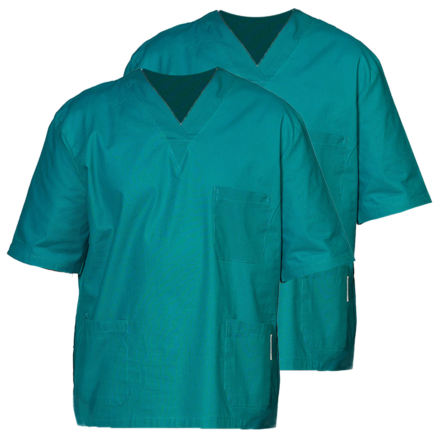 Shirts hospital tunic with button placket clinical short-sleeved hospital