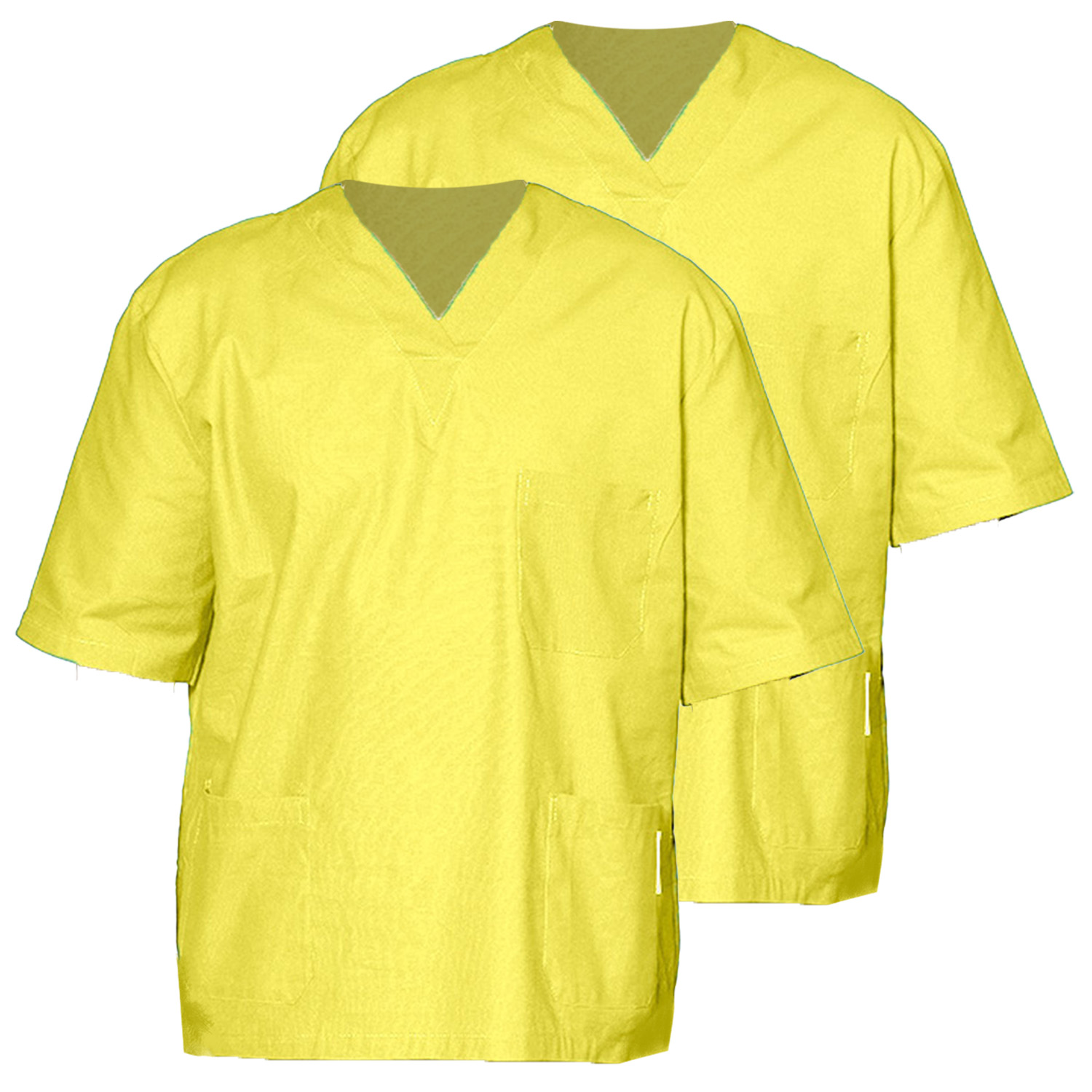 Shirts hospital tunic with button placket clinical short-sleeved hospital