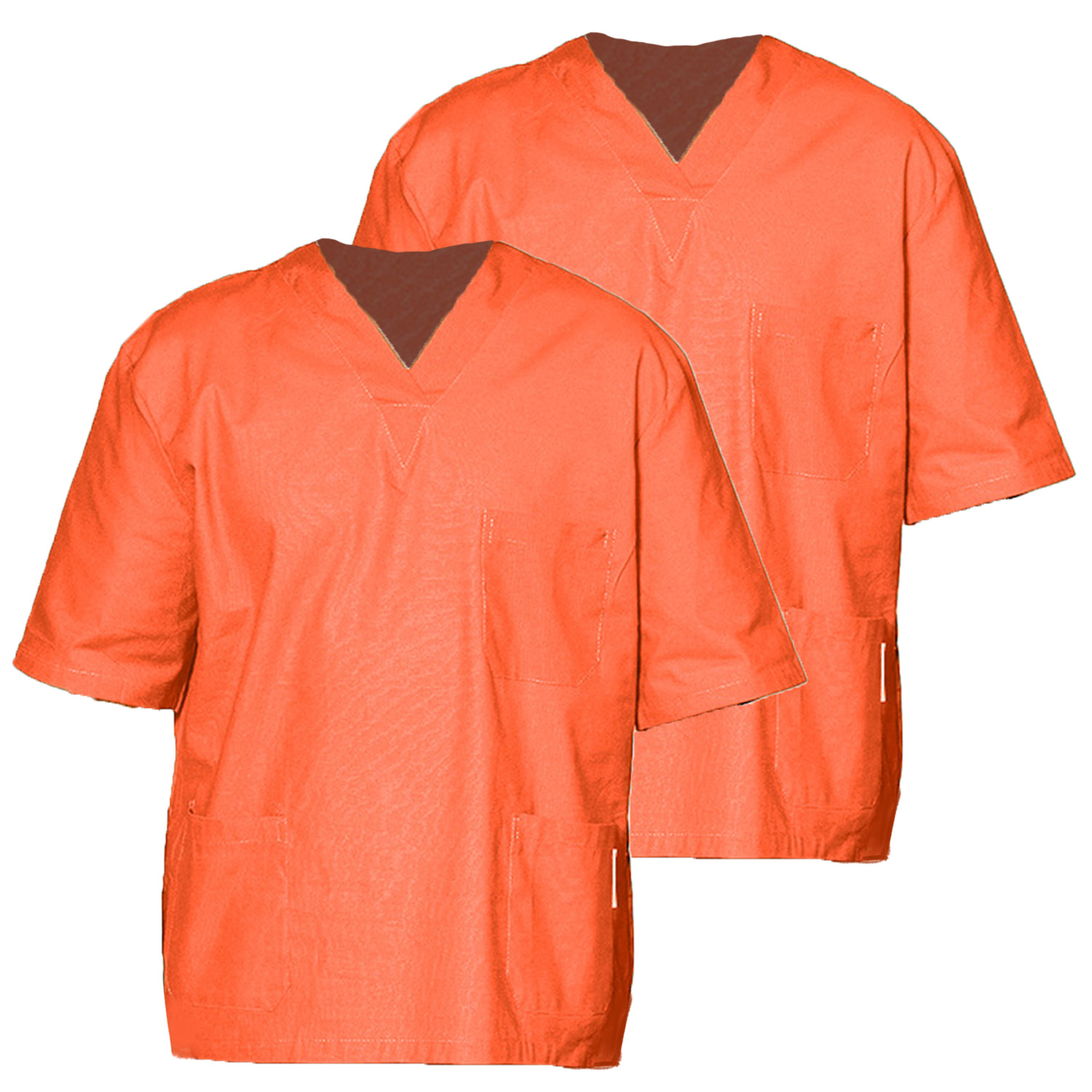 Shirts hospital tunic with button placket clinical short-sleeved hospital