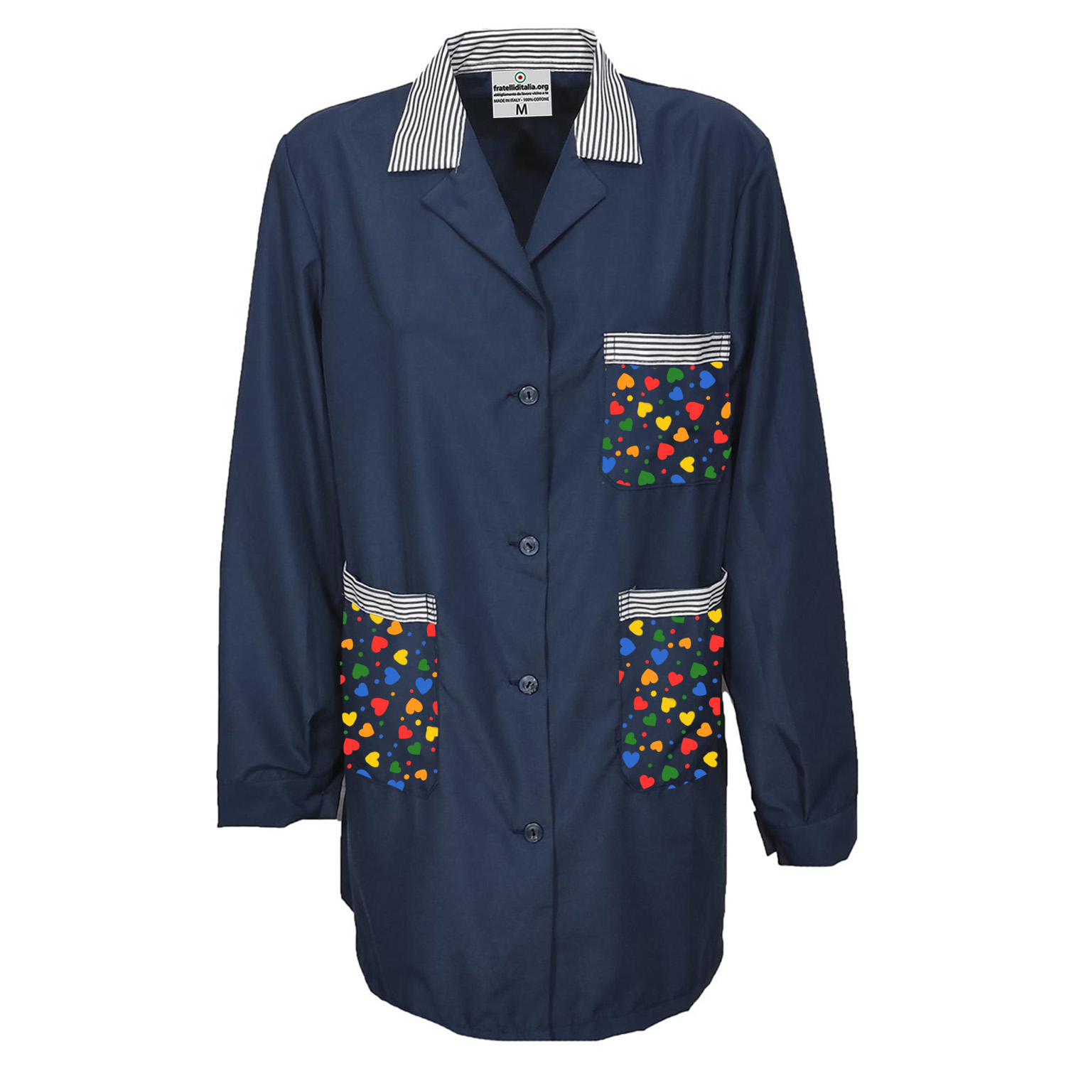 Grembiule colorato con diverse Fantasie per Insegnanti di Asilo infanzia collaboratrici bidelle