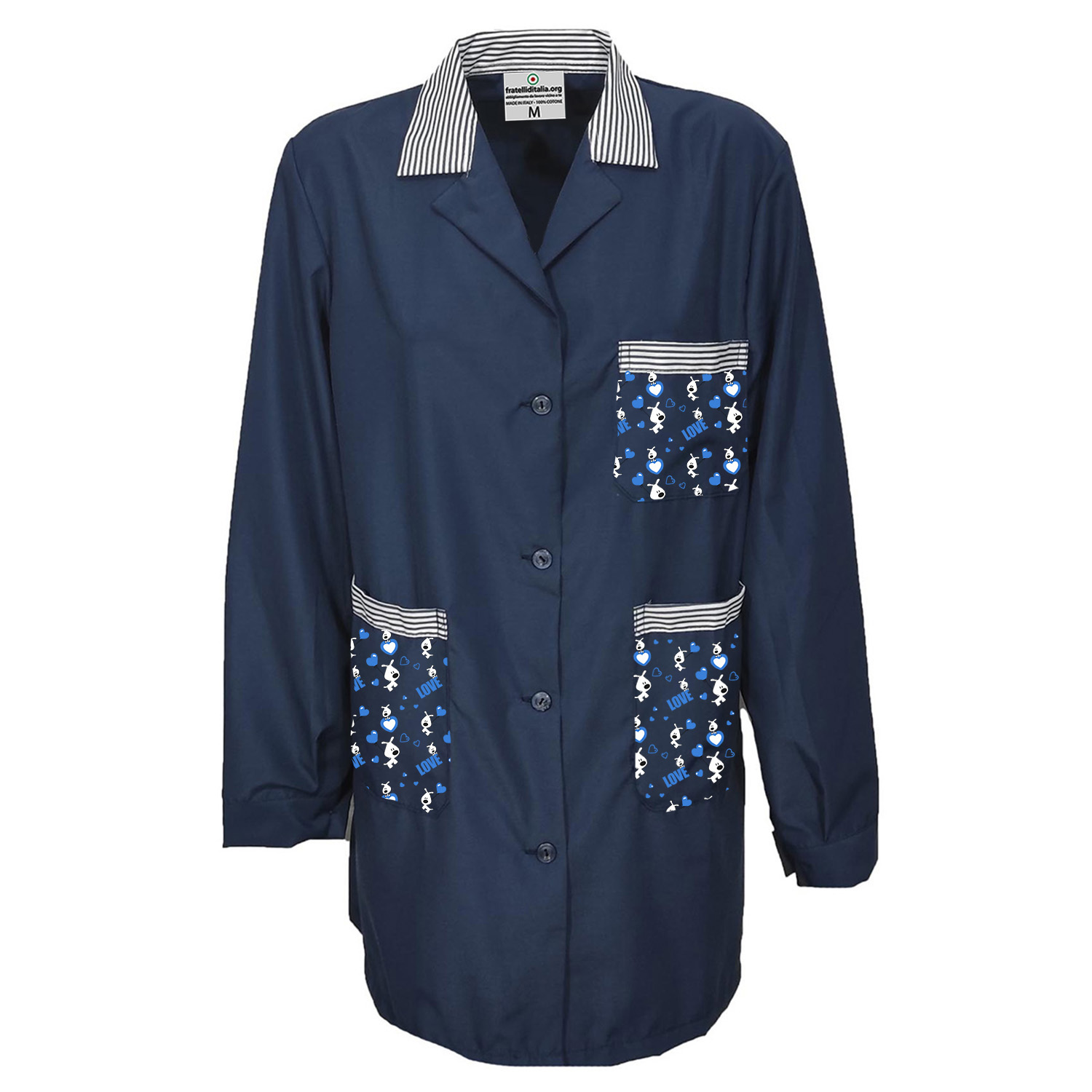 Grembiule colorato con diverse Fantasie per Insegnanti di Asilo infanzia collaboratrici bidelle