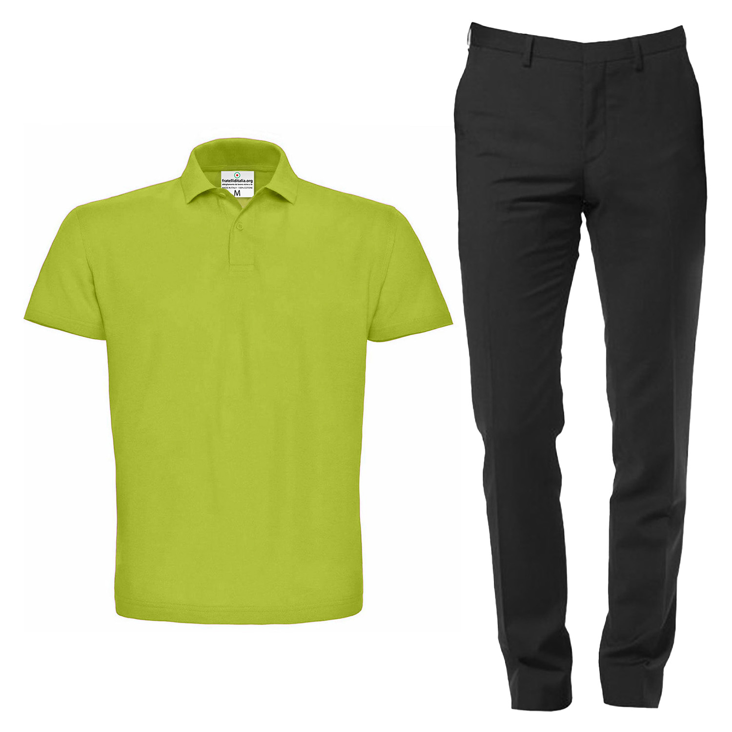 Uniforme per Facchino e Bagagista con Polo e Pantalone Personalizzabile con Nome e Logo