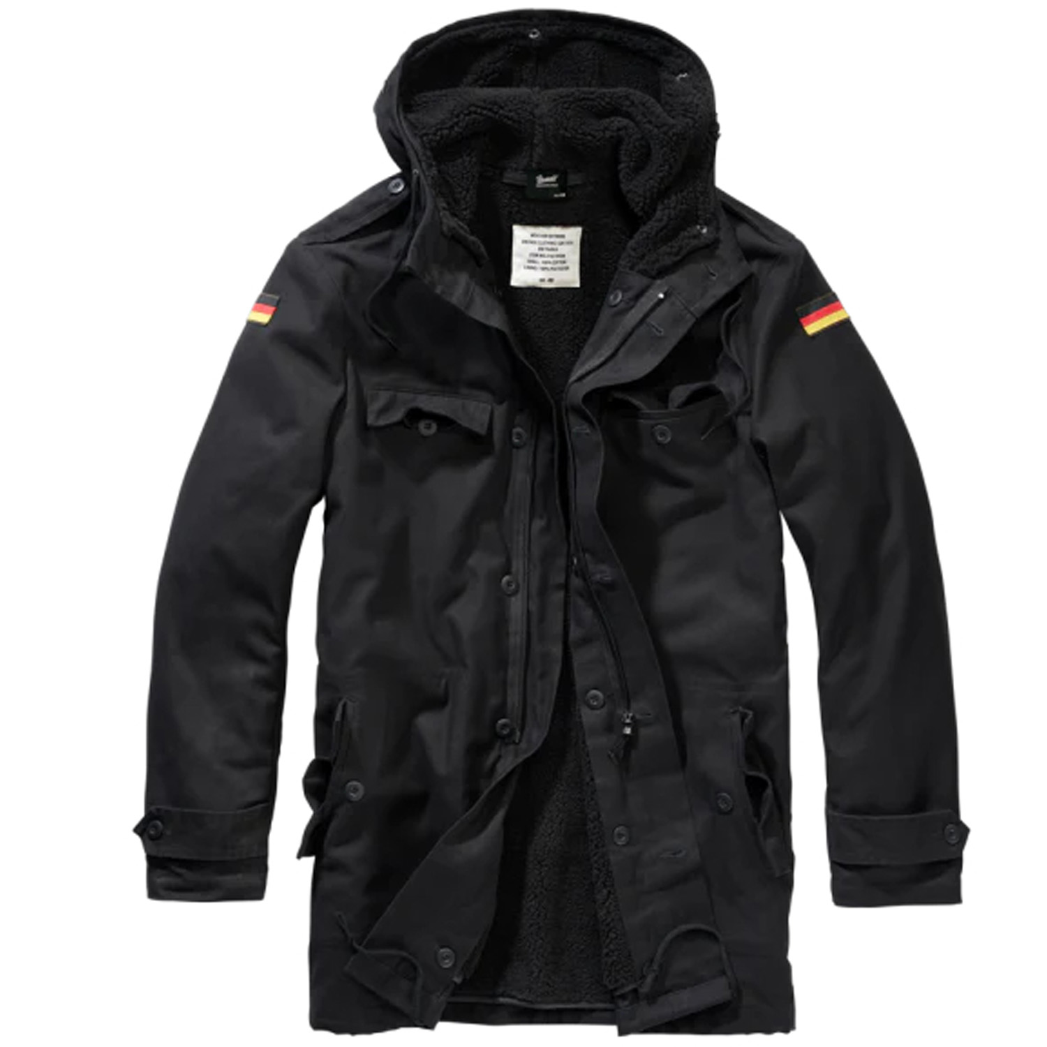 Parka giubbotto tedesco Fodera invernale staccabile uomo invernale imbottito