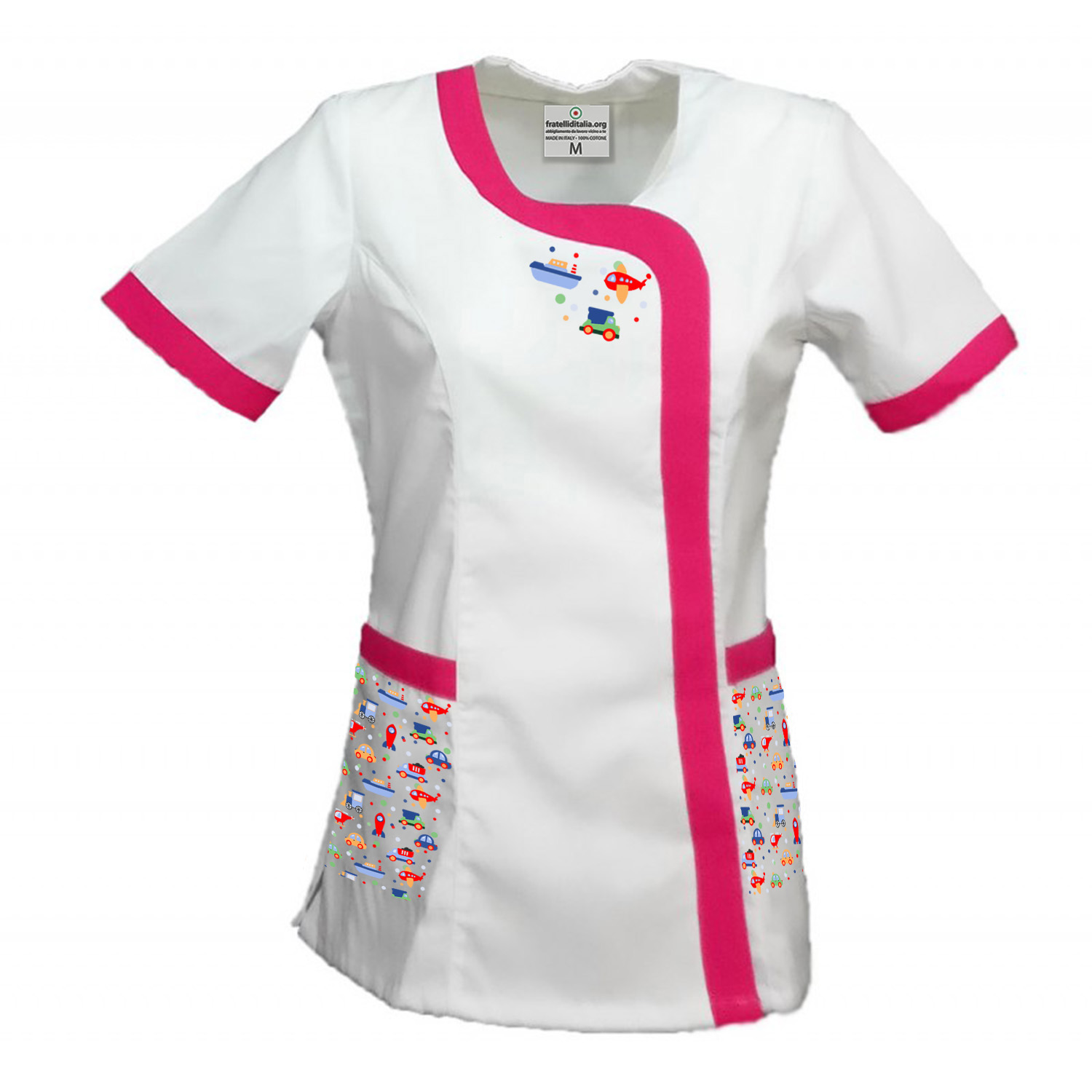 Bata para Maestra de Infantil y Primaria con Estampado