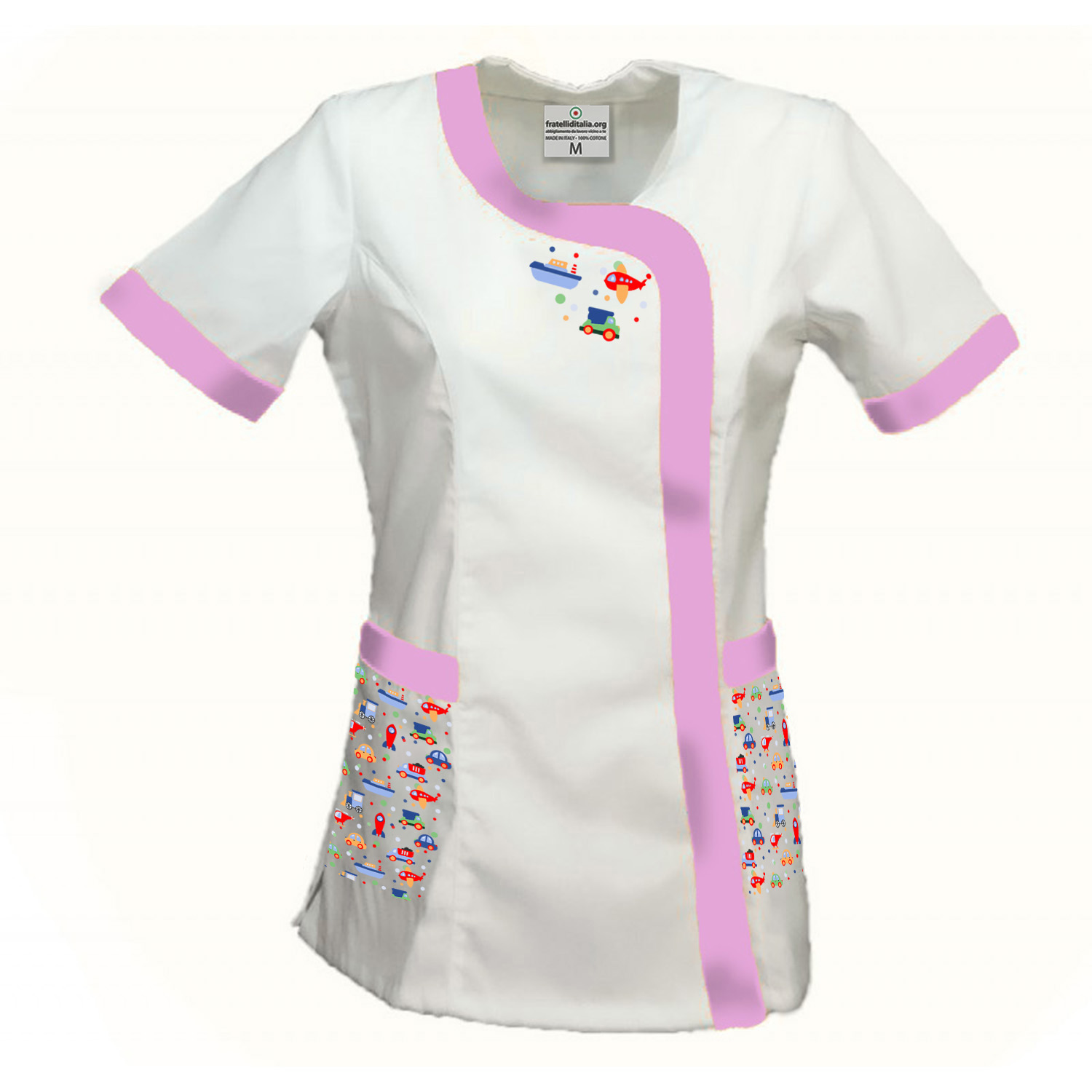 Bata para Maestra de Infantil y Primaria con Estampado