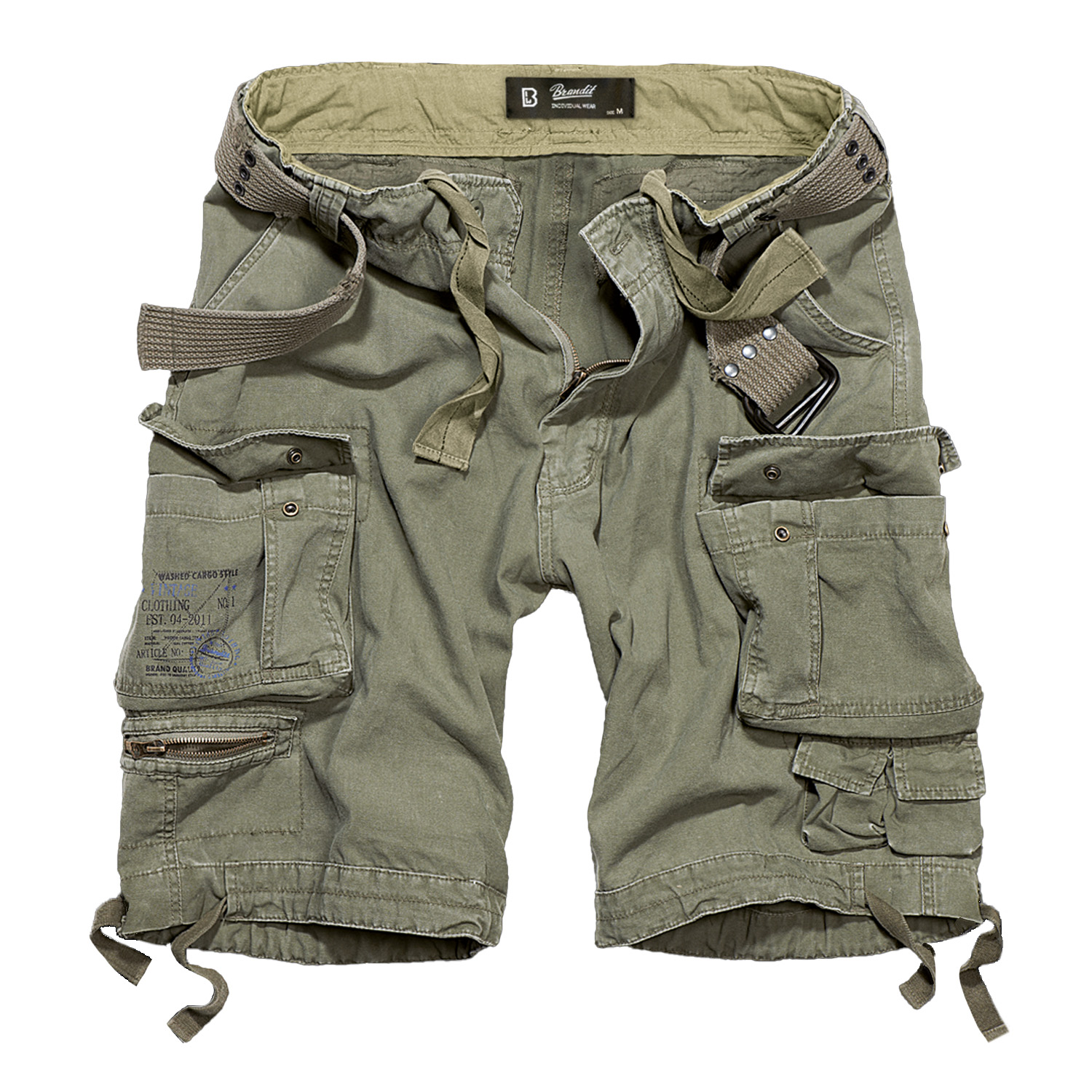 Bermuda pantaloncino short militare tasche estivo uomo cargo stile vintage