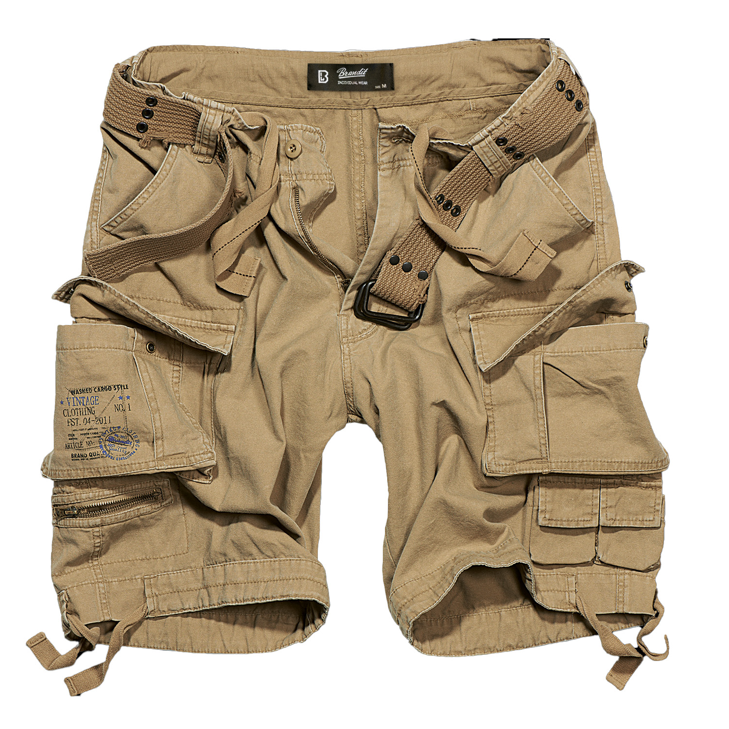 Bermuda pantaloncino short militare tasche estivo uomo cargo stile vintage