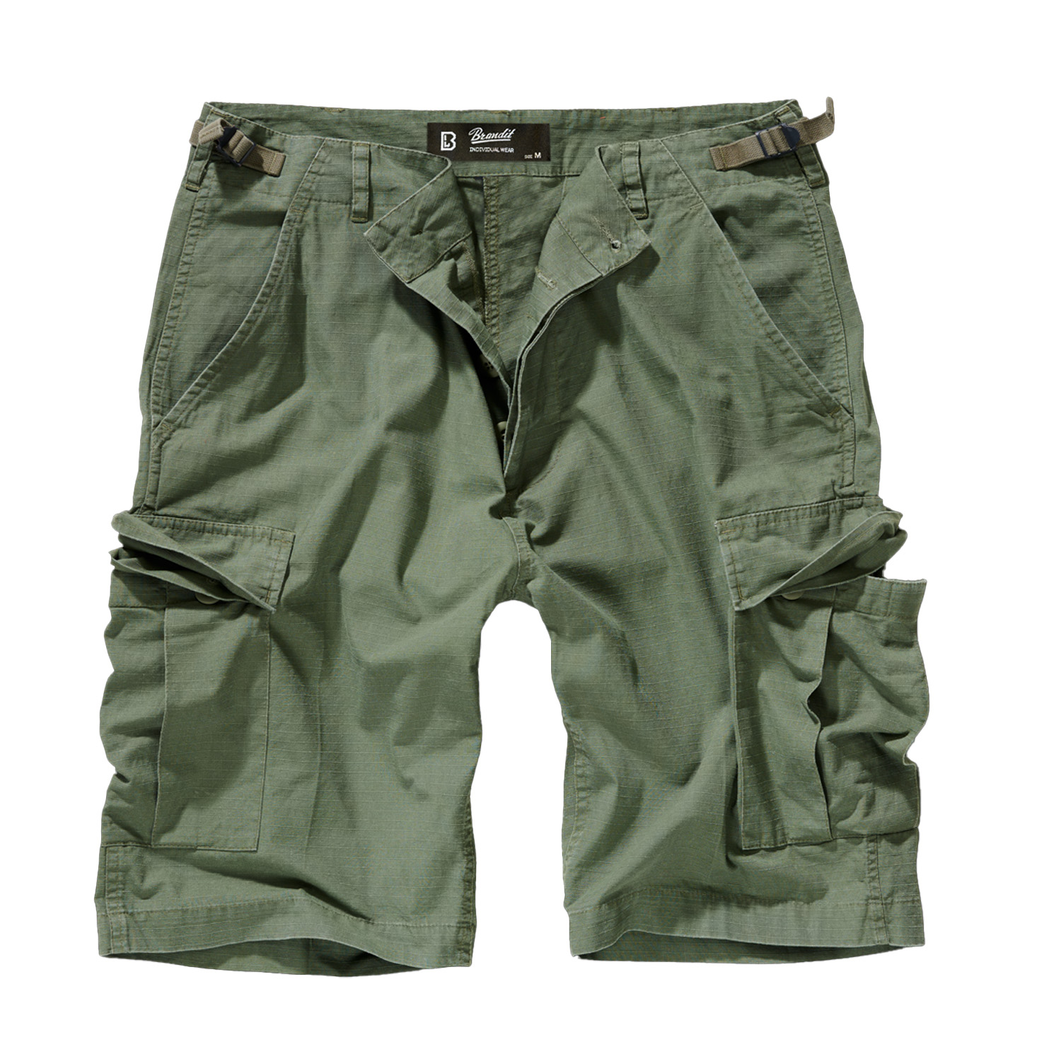 Bermuda pantalone corto short cargo cotone rip stop tasche resistente comodo uomo