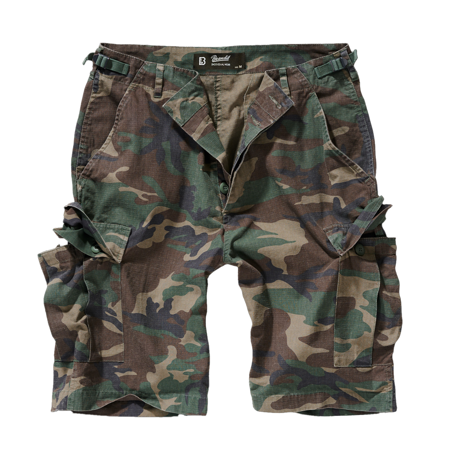 Bermuda pantalone corto short cargo cotone rip stop tasche resistente comodo uomo